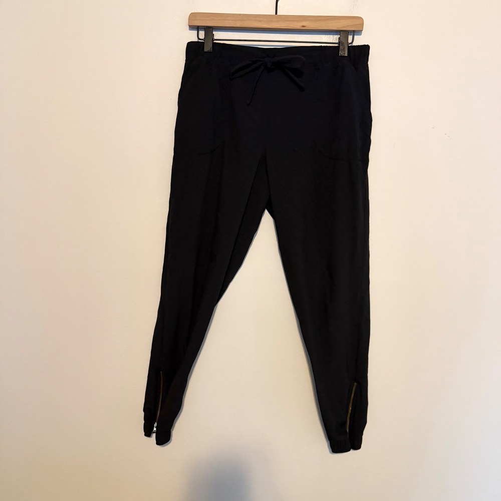 Albion Jetsetter joggers M black nylon active athletic outdoor zipper gorpcore - Picture 3 of 6